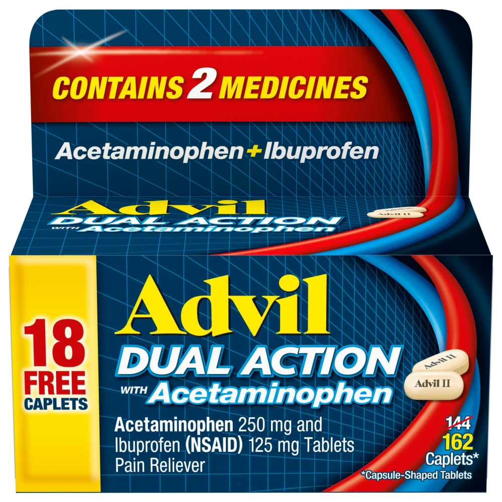 Advil - Dual Action - 162 Tabs
