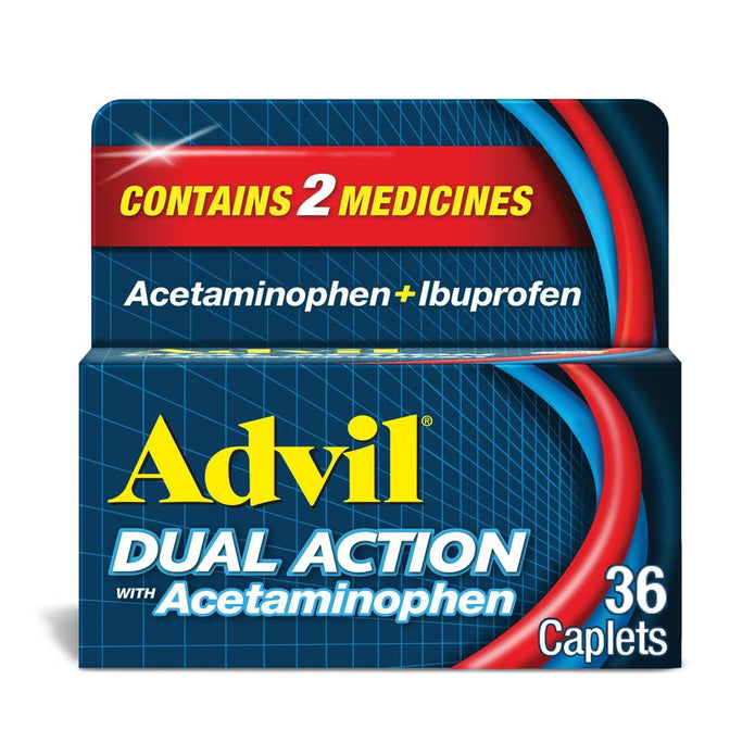 Advil - Caplets Dual Action - 36 Tabs