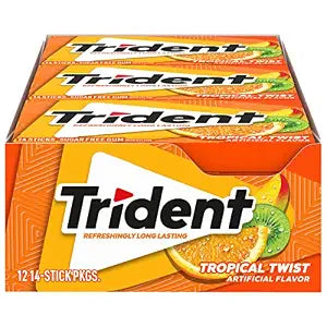 Trident - Tropical Twist - 14 Pieces - 12 Ct