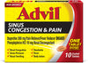 Advil - Sinus Congestion & Pain - 10 Tabs
