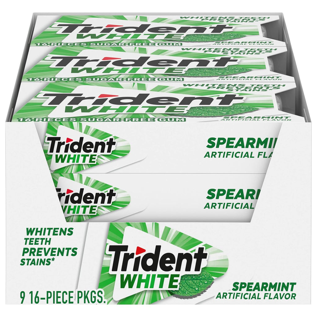 Trident - White Spearmint - 16 Pieces - 9 Ct