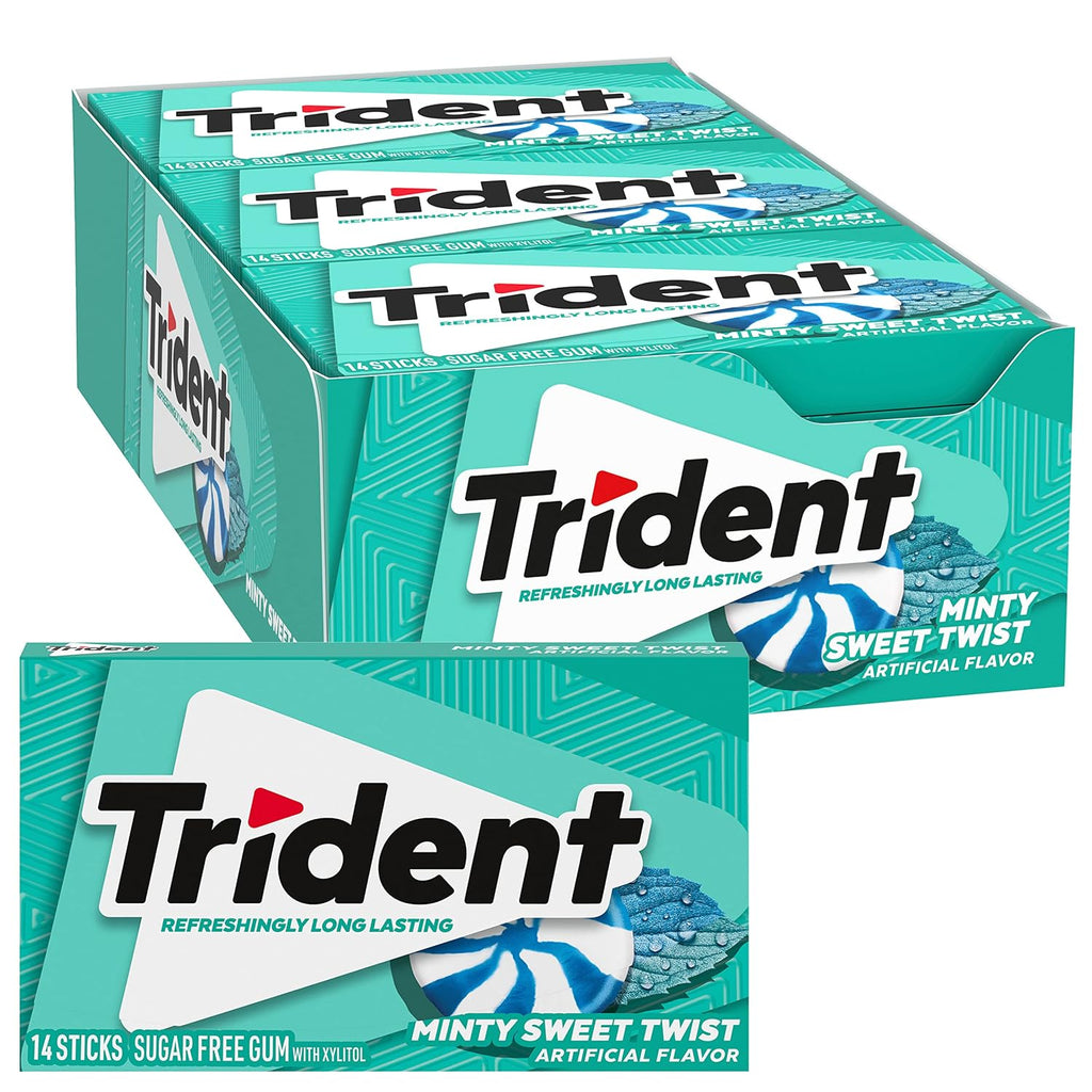 Trident - Minty Sweet Twist - 14 Pieces - 12 Ct
