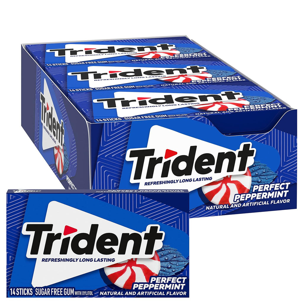 Trident - Perfect Peppermint - 14 Pieces - 12 Ct