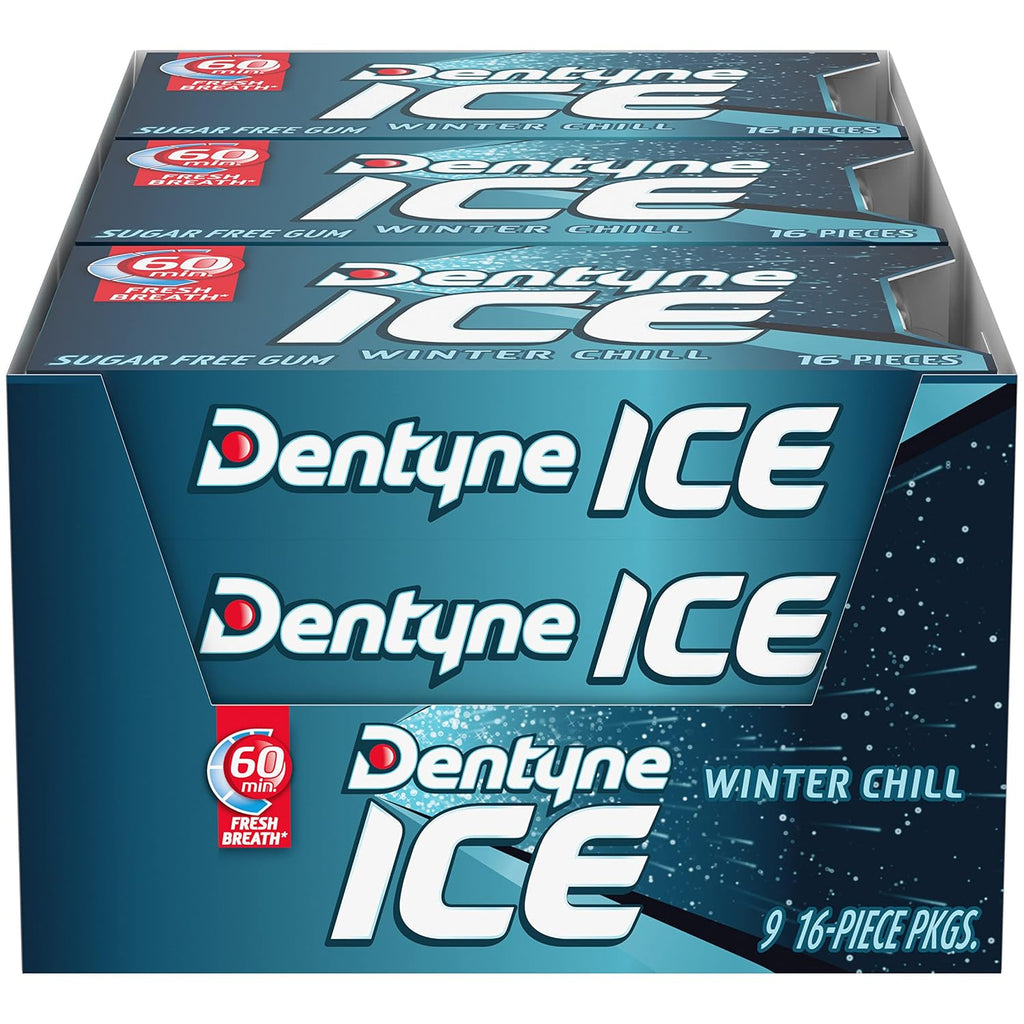 Dentyne Gum - Winter Chill - 16 Pieces - 9 Ct