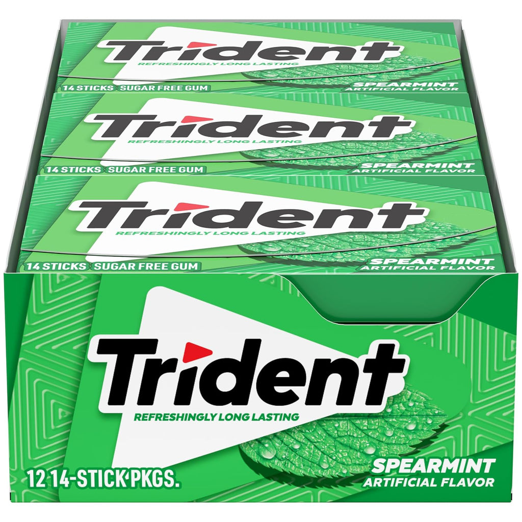 Trident - Spearmint - 14 Pieces - 12 Ct