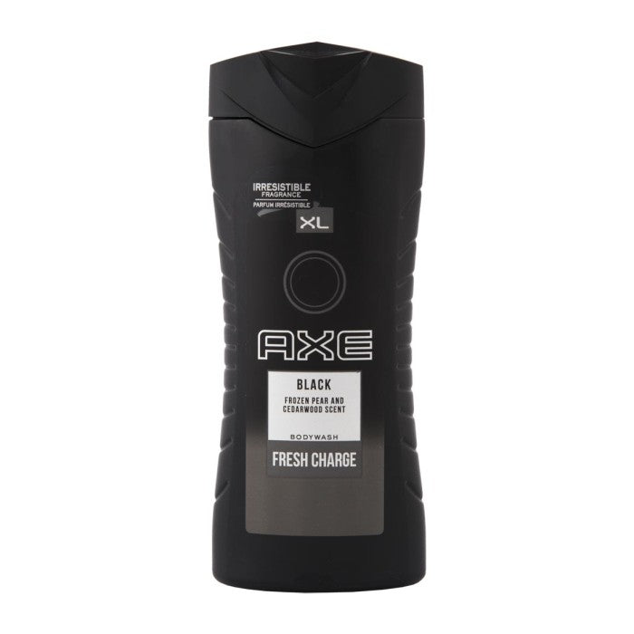 AXE BODY WASH 400ML=13.5OZ BLACK FRESH CHARGE PK12