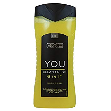 AXE BODY WASH 400ML=13.5OZ YOU CLEAN FRESH 6IN1 PK12