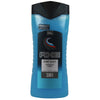 AXE BODY WASH 400ML=13.5OZ SPORT BLAST 3IN1 PK12
