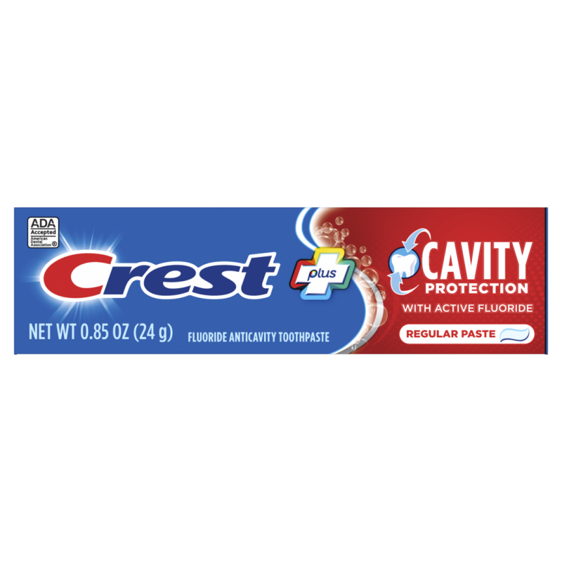 Crest Cavity Protection Regular Toothpaste, .85 oz,  CASE PK 36