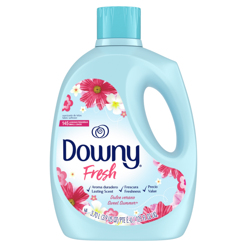 Downy Fresh, Non-Concentrated LQ Fabric Softener,Sweet Summer,125oz  CASE PK 4