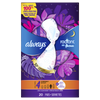 Always Radiant with FlexFoam Pads, Size 4, Overnight, W Wings, Light Clean Scent, 20 CT CASE PK 6