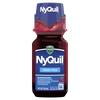 Vicks NyQuil Cold & Flu, 4 oz, Cherry Fl, Relieves Nighttime Cough CASE PK 16