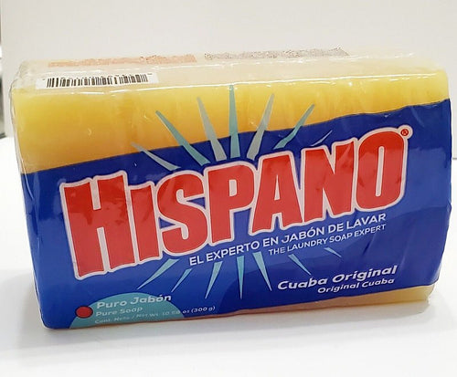 HISPANO BAR SOAP SQUARE ORIGINAL PASTA 2 PACK 6.OZ -CASE PK 25
