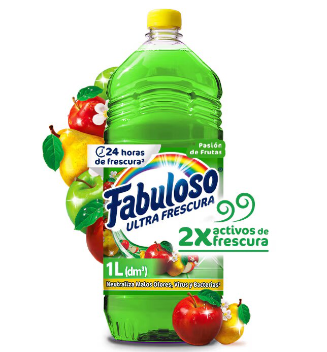 FABULOSO PASSION DE FRUITS 33.81OZ/1LT CASE PK 12