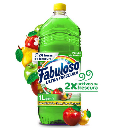 FABULOSO PASSION DE FRUITS 33.81OZ/1LT CASE PK 12