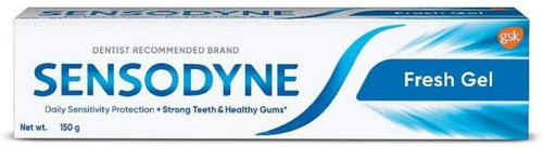SENSODYNE TOOTHPASTE FRESH GEL 150ML/5.7OZ  CASE PK 72