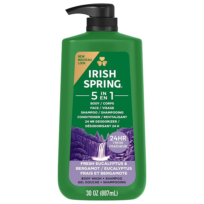 IRISH SPRING BW 30oz. 5 IN 1 FRESH CASE PK  4
