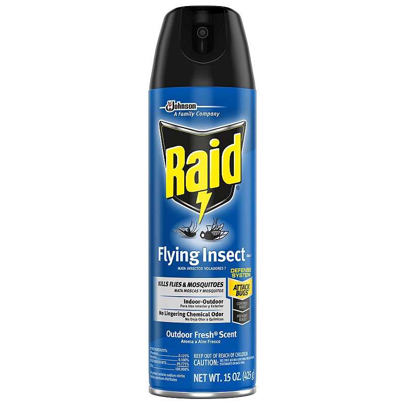 Raid Flying Insect Killer 15.OZ CASE PK 12
