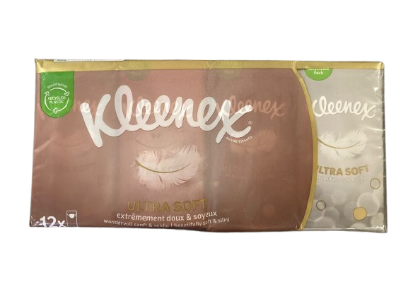 KLEENEX ULTRA SOFT TISSUES 9 SHEETS  12CT CASE PK 16