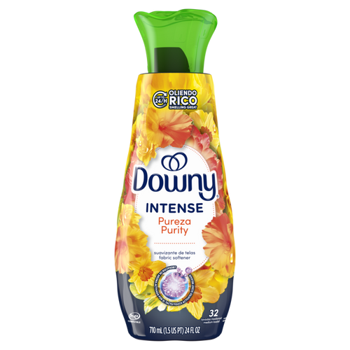 Downy Intense Fabric Softener Liquid, Purity Scent, 24 FL OZ, In-Wash CASE PK 4
