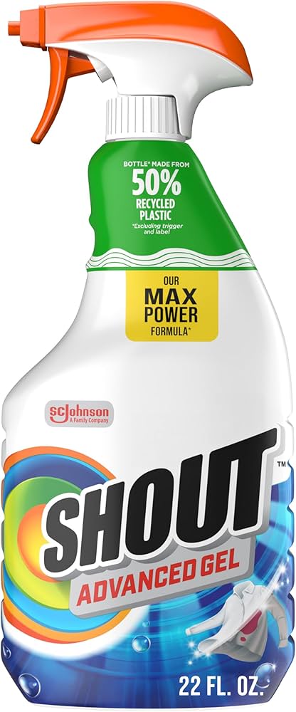 SHOUT ADVANCE GEL TRIGGER SPRAY 22oz.  CASE PK 8