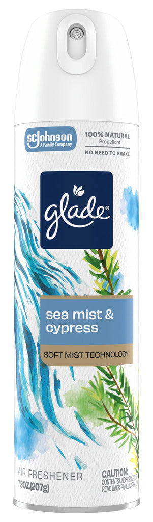 GLADE AIR FRESHENER SEA MIST  7.3 OZ CASE PK 6