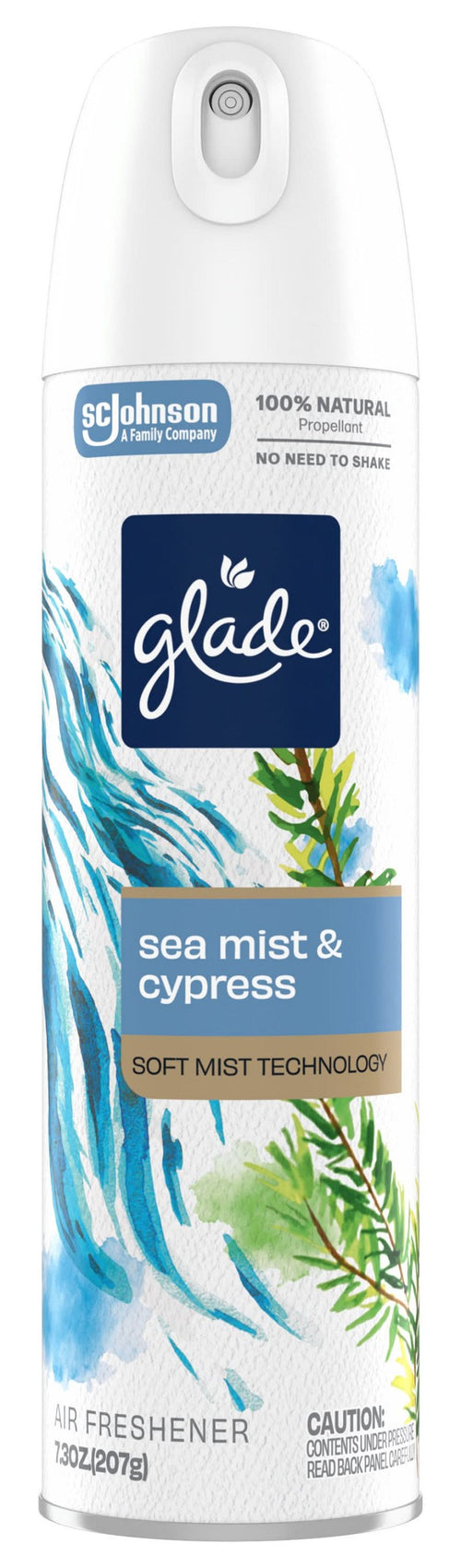 GLADE AIR FRESHENER SEA MIST  7.3 OZ CASE PK 6