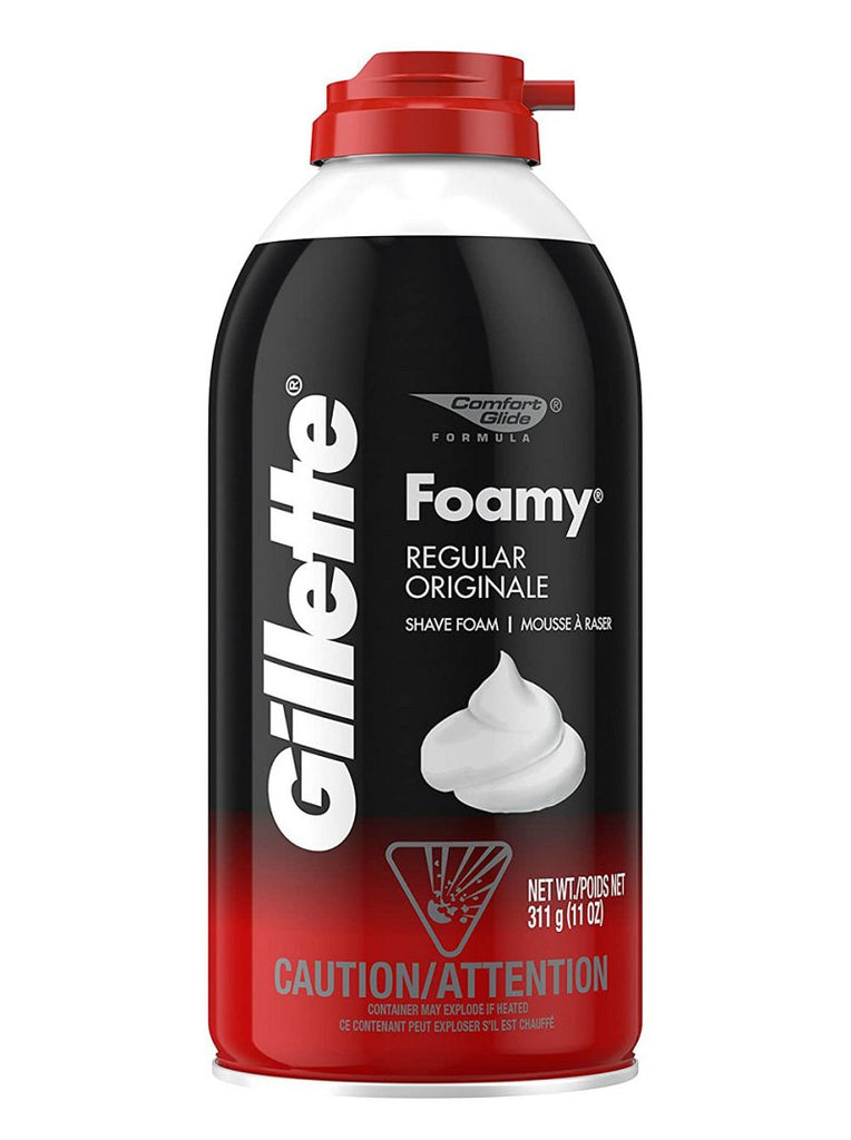 GILLETTE FOAMY MALE SHAVE 11 OZ REGULAR CASE PACK 12