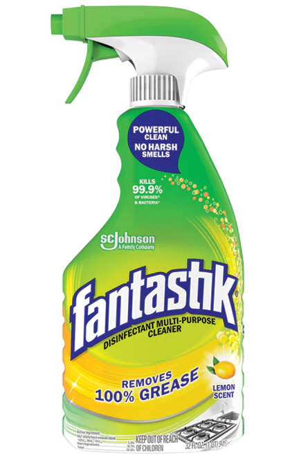FANTASTIK LEMON DISINFECTING MULTI PURPOSE 32oz.  PACK 8