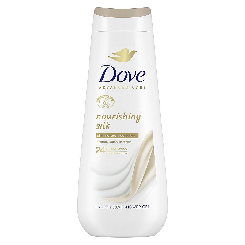 DOVE BODY WASH NOURISHING SILK 600 ML CASE PK 12