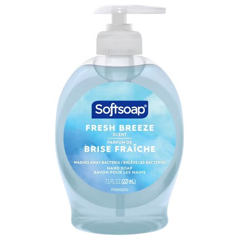 SOFTSOAP HAND SOAP FRESH BREEZE 7.5OZ/221ML CASE PK 6
