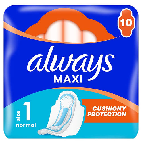 ALWAYS MAXI NORMAL 10 PK-CASE PACK 16