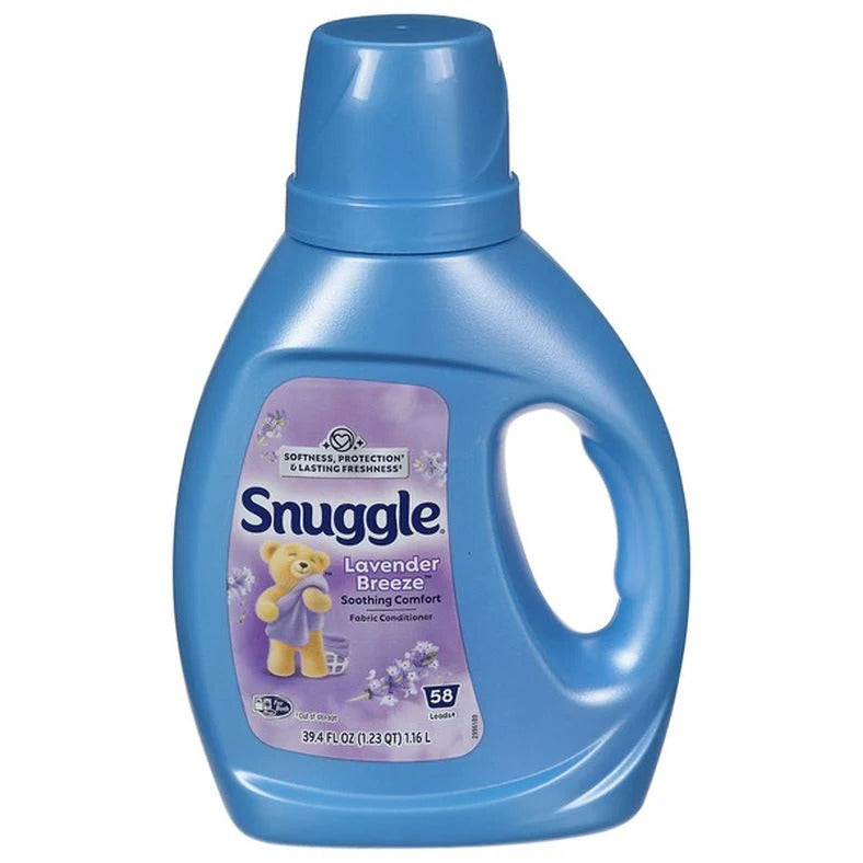 SNUGGLE FABRIC SOFTENER LAVENDER BREEZE 39.4 OZ CASE PK 6