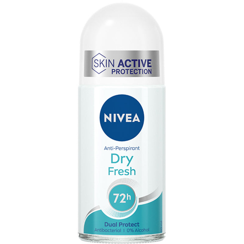 NIVEA DEODORANT ROLL ON DRY FRESH 50 ML CASE PK 6
