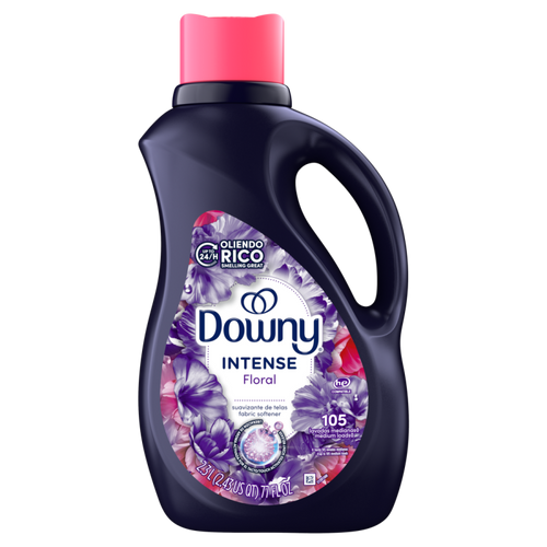 Downy Intense Fabric Softener Liquid, Floral Scent, 77 FL OZ, 105 loads, In-WasH CASE PK 4
