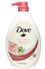 DOVE BODY WASH 1L ROSE HYDRATION, CASE PK 12