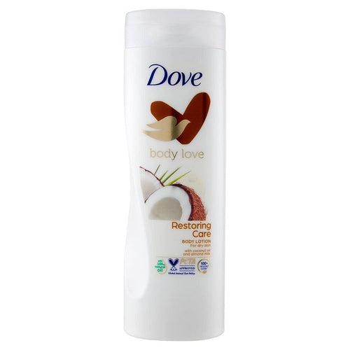 DOVE BODY LOTION 400ML/13.5OZ RESTORING CARE CASE PK 18