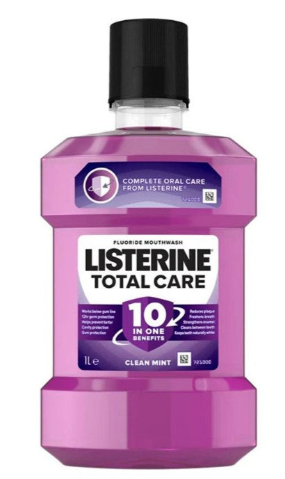 LISTERINE MOUTH WASH TOTAL CARE 1000 ML/   1 LT, CASE PK 6