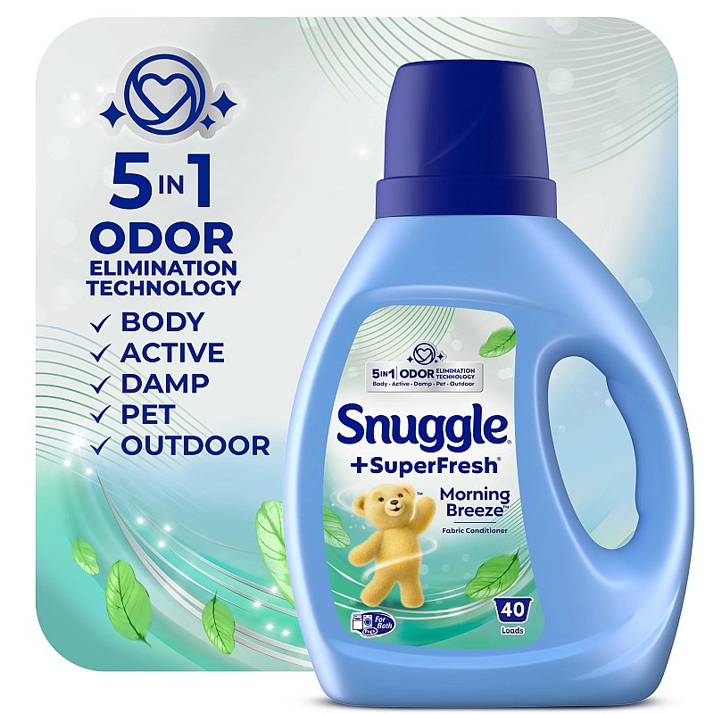 SNUGGLE FABRIC SOFTENER MORNING BREEZE 35.7 OZ CASE PK 6