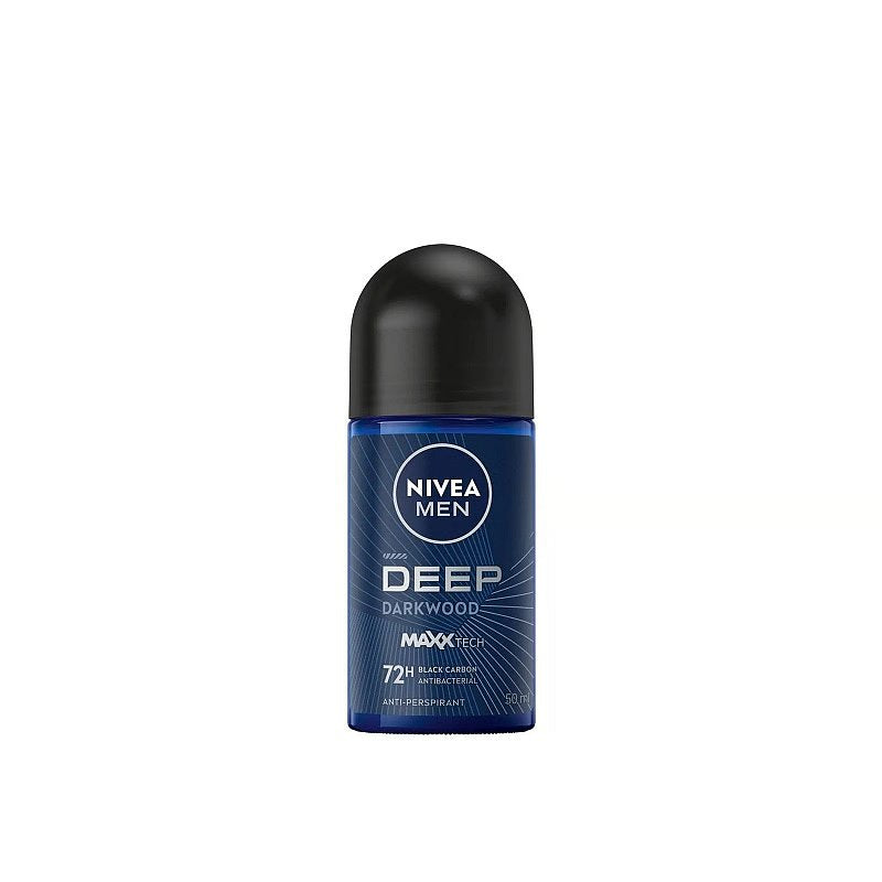 NIVEA DEODORANT ROLL ON MEN DEEP 50 ML CASE PK 6