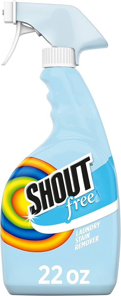SHOUT FREE LAUNDRY STAIN REMOVER TRIGGER  22 OZ CASE PK 8