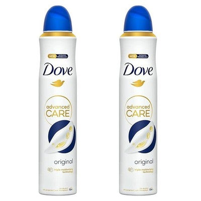 DOVE DEO SPRAY ORIGINAL 150 ML TWIN PK CASE PK 12