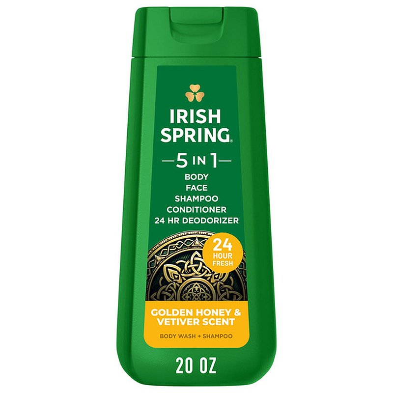 IRISH SPRING BW 20oz. HONEY & VETIVER CASE PK  4