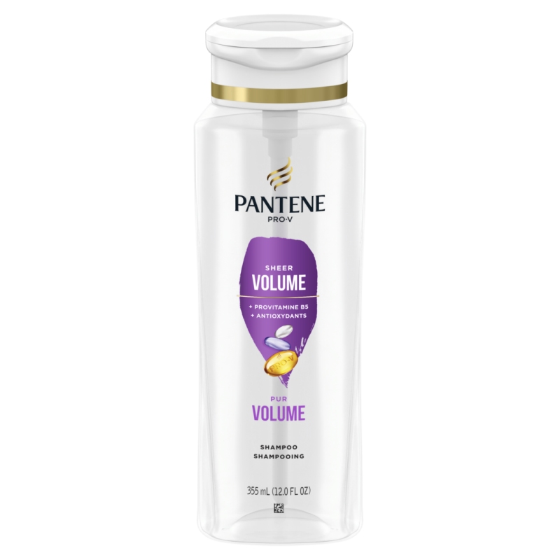 Pantene Sheer Volume 72 HR Fullness Shampoo 12.0 FL OZ CASE PK 4