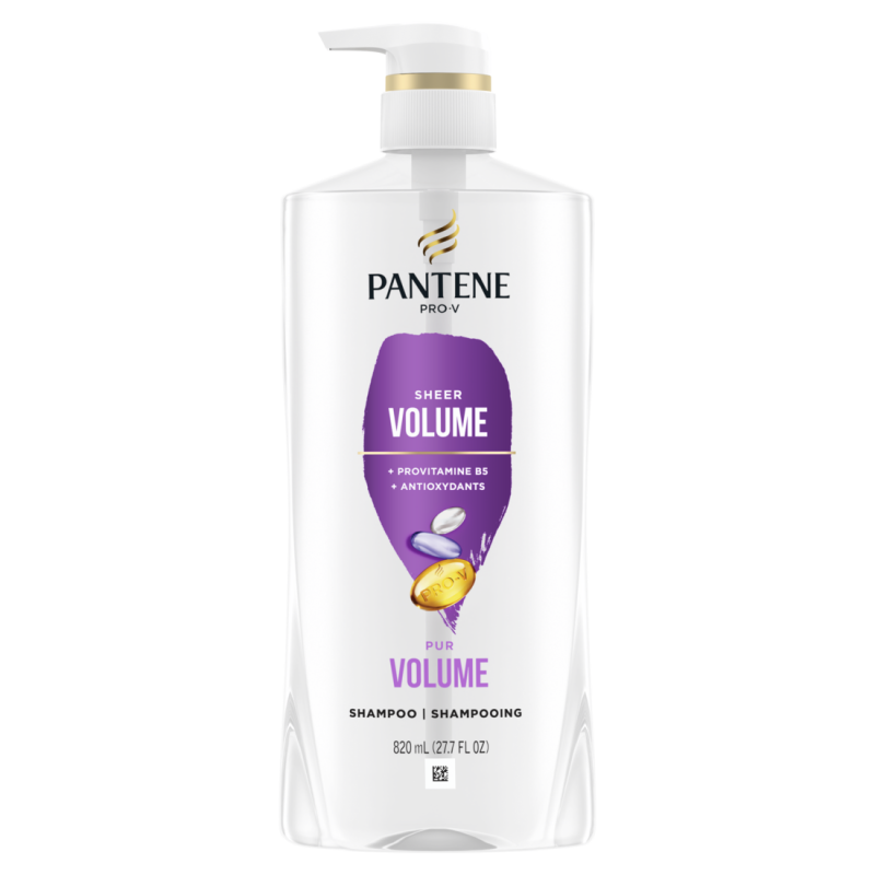 Pantene Sheer Volume 72 HR Fullness Shampoo 27.7oz/820mL CASE PK 4