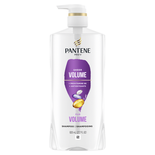 Pantene Sheer Volume 72 HR Fullness Shampoo 27.7oz/820mL CASE PK 4