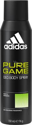 ADIDAS SPRAY MEN PURE GAME 150 ML CASE PK 12