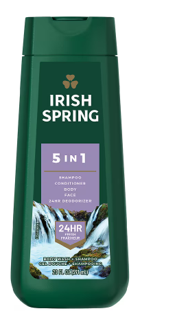 IRISH SPRING BW 20oz. 5in1 CASE PK 4