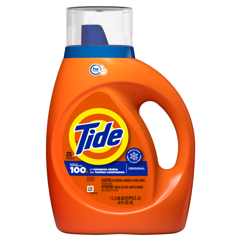 TIDE LQ LAUNDRY HE ORIGINAL 34OZ CASE PK 6