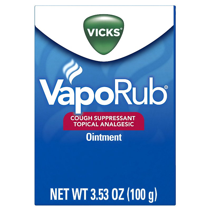 Vicks VapoRub Chest Rub Original, 3.53 oz/100GM JAR CASE PK 24